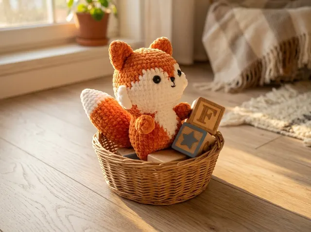 Fox Amigurumi Crochet Pattern PDF — lifestyle photo