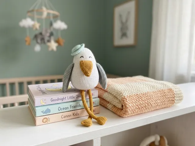Seagull Amigurumi Crochet Pattern