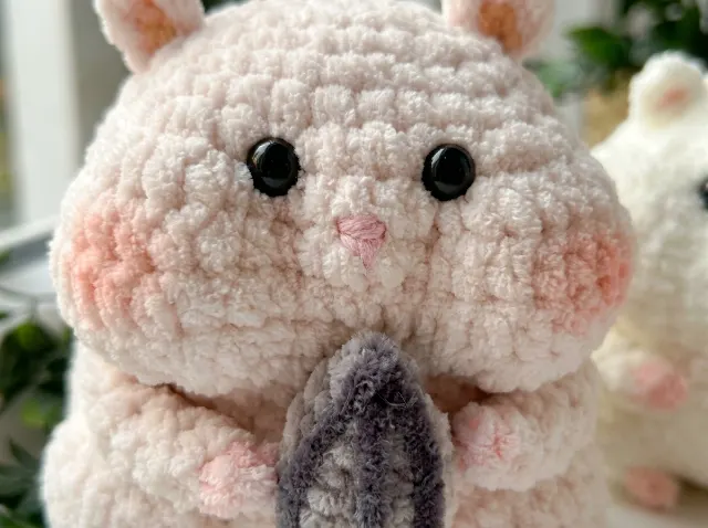 Hamster Amigurumi Crochet Pattern PDF  — lifestyle photo