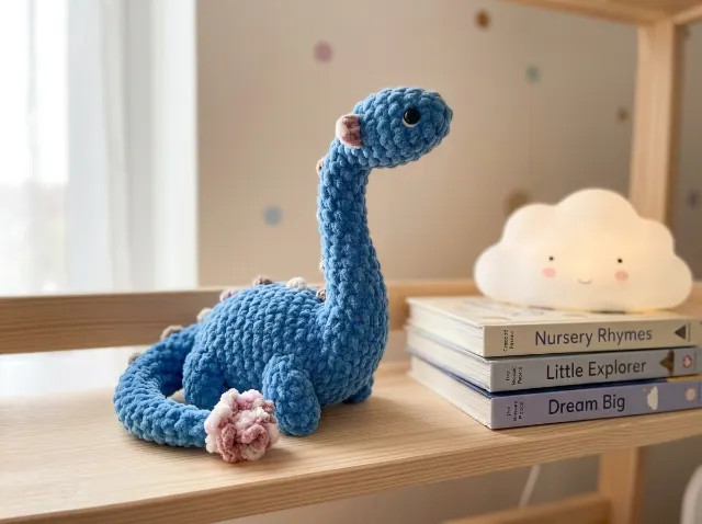 Nessie Amigurumi Crochet Pattern — lifestyle photo