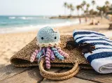 Little Jellyfish Crochet Pattern, Amigurumi Jellyfish Keychain Charm, Cute Sea Animal Nursery Decor Toy, PDF Pattern Instant Download — photo 2