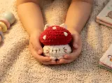 Cat Mushroom Amigurumi Crochet Pattern, Easy Toadstool Cat Plushie, Champignon Cat Keychain Toy, PDF Pattern Instant Download, Beginner — photo 5