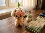 Cat with Headphones Crochet PDF Pattern — photo 6