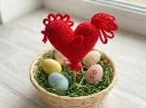 Rooster on a Stick Crochet Pattern, Amigurumi Lollipop Rooster PDF, Easy Farmhouse Chicken Cake Topper, Digital Download Crochet Tutorial for Beginners — photo 5