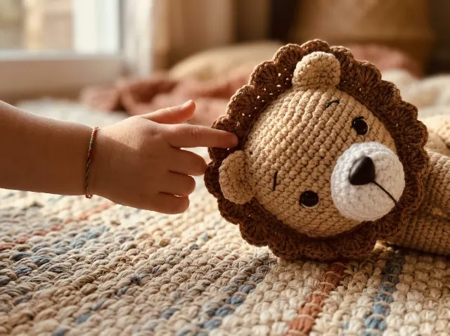 Lion Amigurumi Crochet Pattern PDF — lifestyle photo