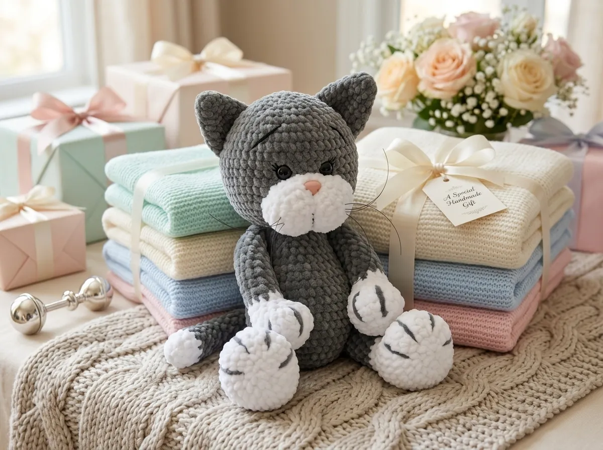 Amigurumi Plush Sitting Cat Amigurumi Crochet Pattern