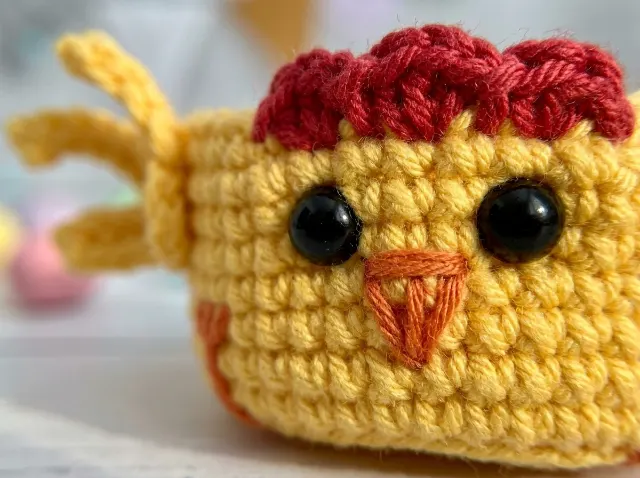 Egg Basket Amigurumi Crochet Pattern PDF  — lifestyle photo