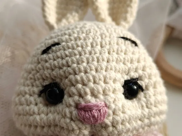Bunny Rattle Amigurumi Crochet Pattern — lifestyle photo