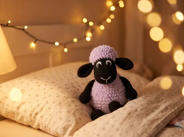 Cuddly Lamb Amigurumi Crochet Pattern — lifestyle photo