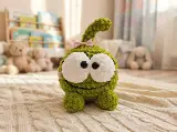 Green Monster Amigurumi Crochet Pattern, Big and Little Round Toy Family Set, Cute Plush Nursery Decor Baby Kids Gift, PDF Instant Download — photo 3