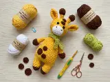 Giraffe Amigurumi Crochet Pattern with Scarf, Cute Safari Animal Plush Toy, Nursery Decor Baby Shower Gift, PDF Pattern Instant Download — photo 4
