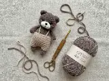 Mini Teddy Bear in Overalls Crochet Pattern, Easy Amigurumi Plush Bear, Beginner Stuffed Animal Nursery Decor, Instant Download PDF Pattern — photo 4