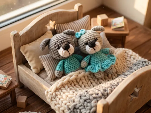 Amigurumi Puppy Crochet Pattern PDF  — lifestyle photo