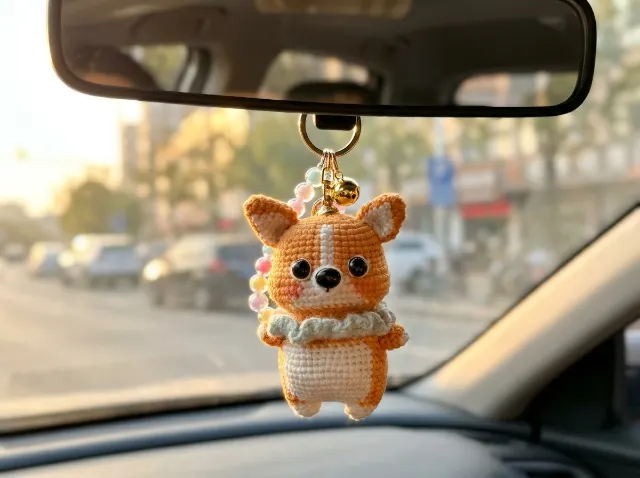 Corgi Amigurumi Crochet Pattern PDF  — lifestyle photo