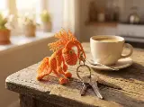 Horse Keychain Crochet Pattern, Amigurumi Horse PDF Pattern, Easy Beginner Bag Charm Keyring, Cute Animal Lover Gift, Instant Download — photo 6