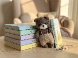 Mini Teddy Bear in Overalls Crochet Pattern, Easy Amigurumi Plush Bear, Beginner Stuffed Animal Nursery Decor, Instant Download PDF Pattern — photo 3