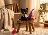 Smiling Kitten Amigurumi Crochet Pattern PDF, Easy Beginner Cat Stuffed Animal, Jointed Amigurumi Kitten Sewing Pattern Instant Download — photo 5