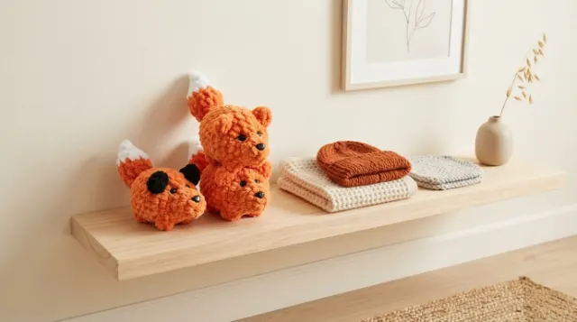Mini Fox Amigurumi Crochet Pattern PDF — lifestyle photo