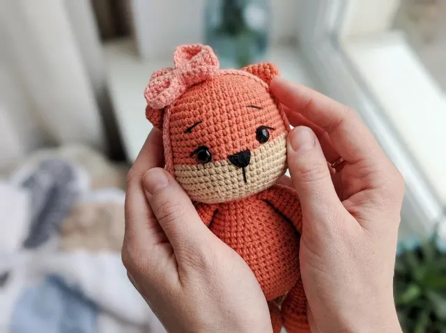 Woodland Fox Amigurumi Crochet Pattern — lifestyle photo