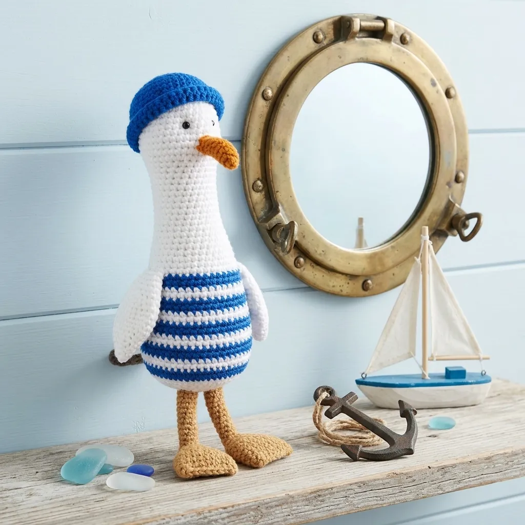 Seagull Amigurumi Crochet Pattern PDF