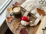 Cat Mushroom Amigurumi Crochet Pattern, Easy Toadstool Cat Plushie, Champignon Cat Keychain Toy, PDF Pattern Instant Download, Beginner — photo 4