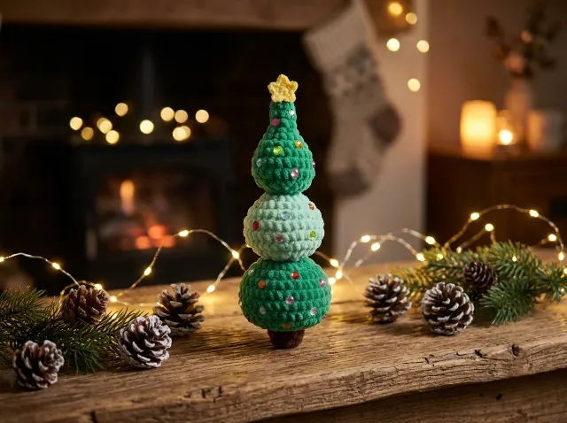 Amigurumi Christmas Tree Crochet Pattern PDF  — lifestyle photo