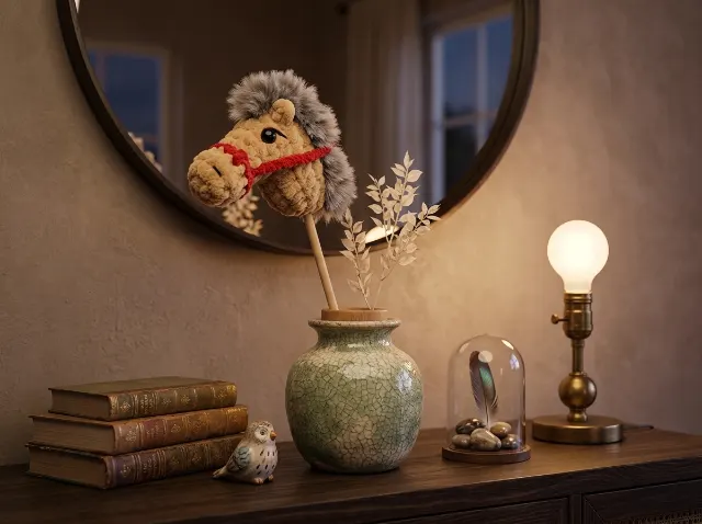 Hobby Horse Amigurumi Crochet Pattern — lifestyle photo
