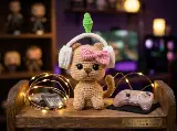 Cat with Headphones Crochet PDF Pattern — photo 4